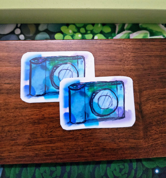 Camera Sticker - Watercolor Collection